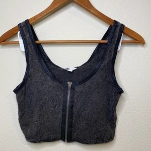 Volcom zip up bra size small